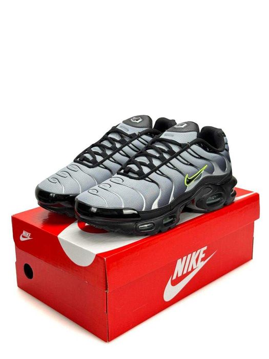 Кросівки Nike Air Max Plus Tn Black Grey Silver | Найк Аір макс плюс тн чорні, сірі, білі [41-46]