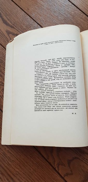 Zestaw nut rok 1962 "Melodie Stanisława Moniuszki" W. Rudziński