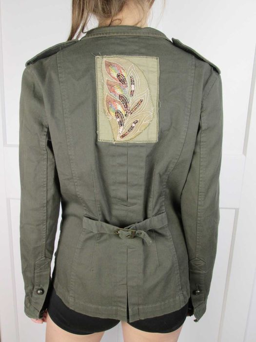 Sfizio włoska marka premium nowa kurtka żakiet katana bawełna S M