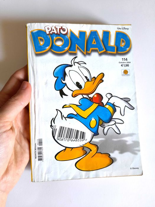 Livro Revista de BD Disney Pato Donald Número 114 para Coleção