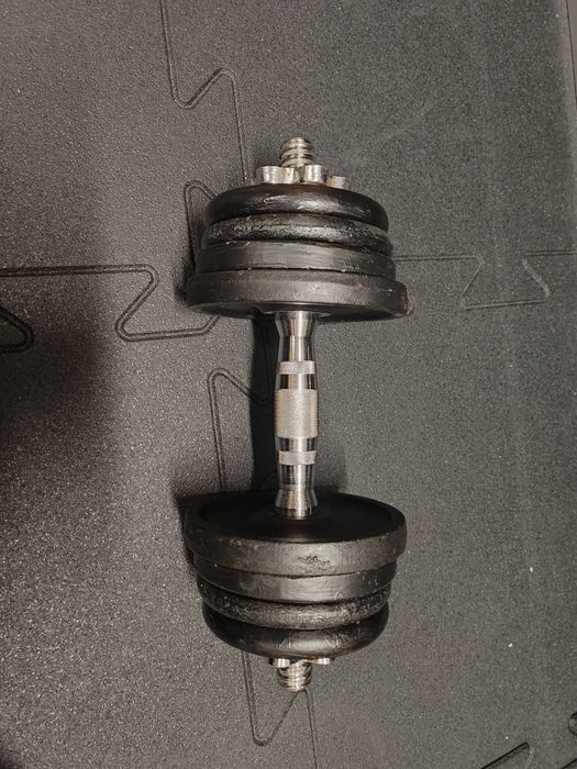 Gryf krótki z obciążeniem żeliwnym 10,5kg