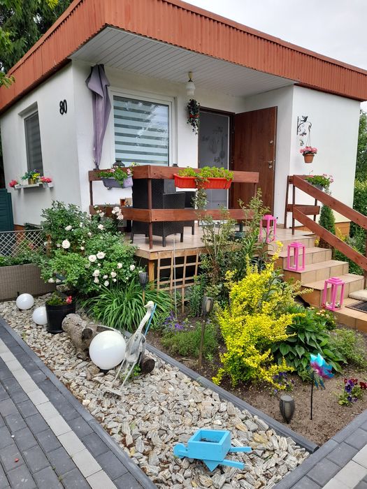 Działka ROD 425m domek murowany - Widok 2