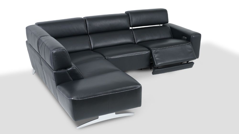 Narożnik skóra Regulowane zagłówki System relax