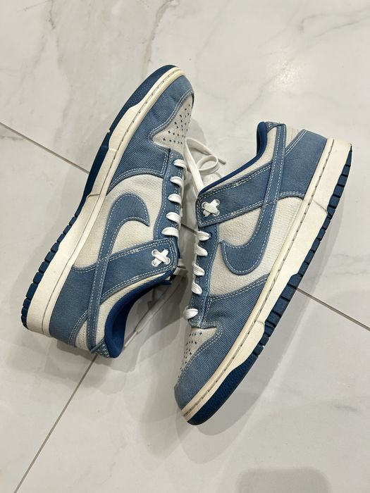 Кроссовки Nike Dunk Low Industrial Blue Sashiko DV0834-101