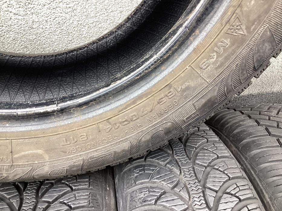 FULDA 165/70r14 4szt opony zimą zimowe 6.5mm 2018r