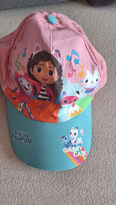 Zestaw czapek letnich dla dziewczynki,dżokejki i kapelusik Pikachu