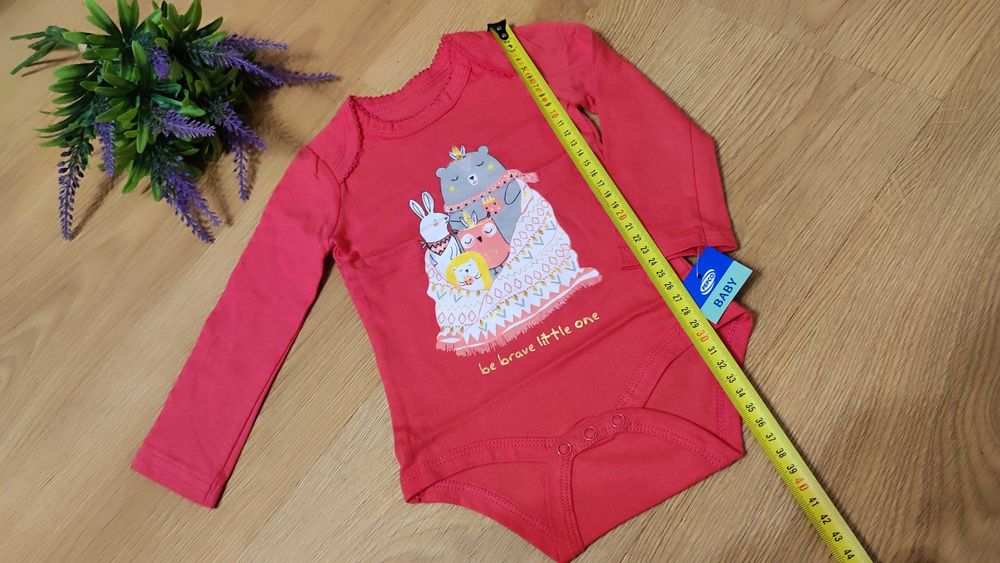 NOWE! Śliczne body dla dziewczynki-r.68-jesienni przyjaciele :)