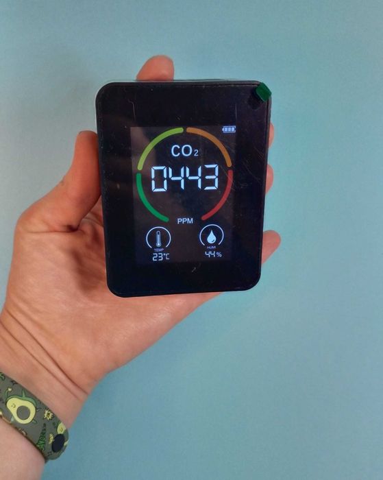 Комнатный датчик углекислого газа 3в1 гигрометр, термометр