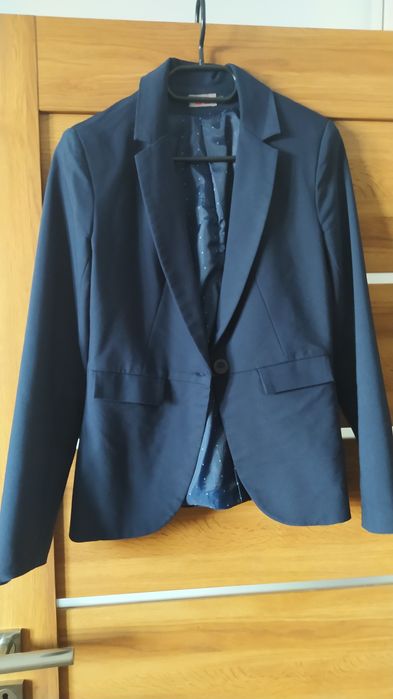 Granatowa marynarka żakiet