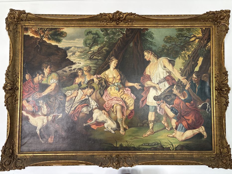 Quadro Antigo Assinado “Ana Maria” (1963) - Óleo sobre Tela