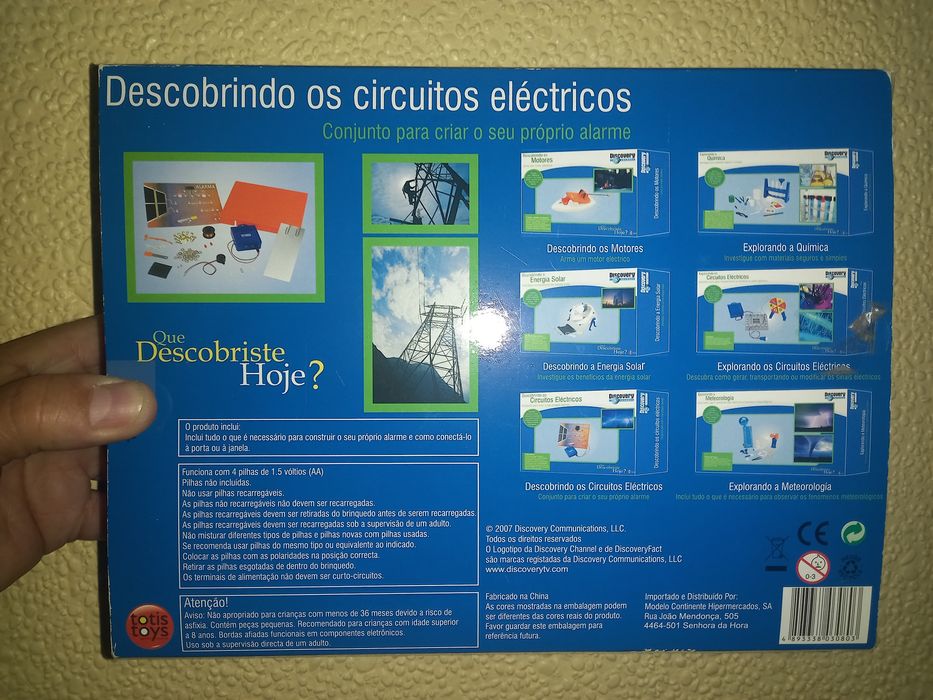 Brinquedo/ Kit Educativo CIRCUITOS ELÉCTRICOS