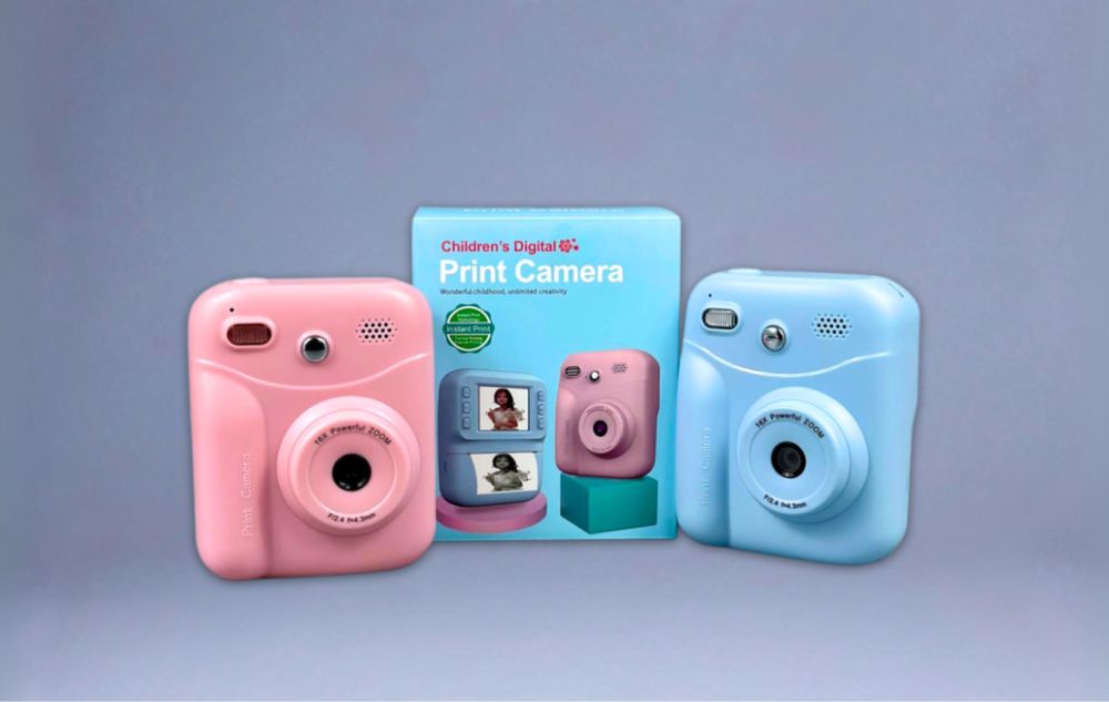 ВІДМІННА ЯКІСТЬ, Дитячий фотоапарат миттєвого друку, міні принтер