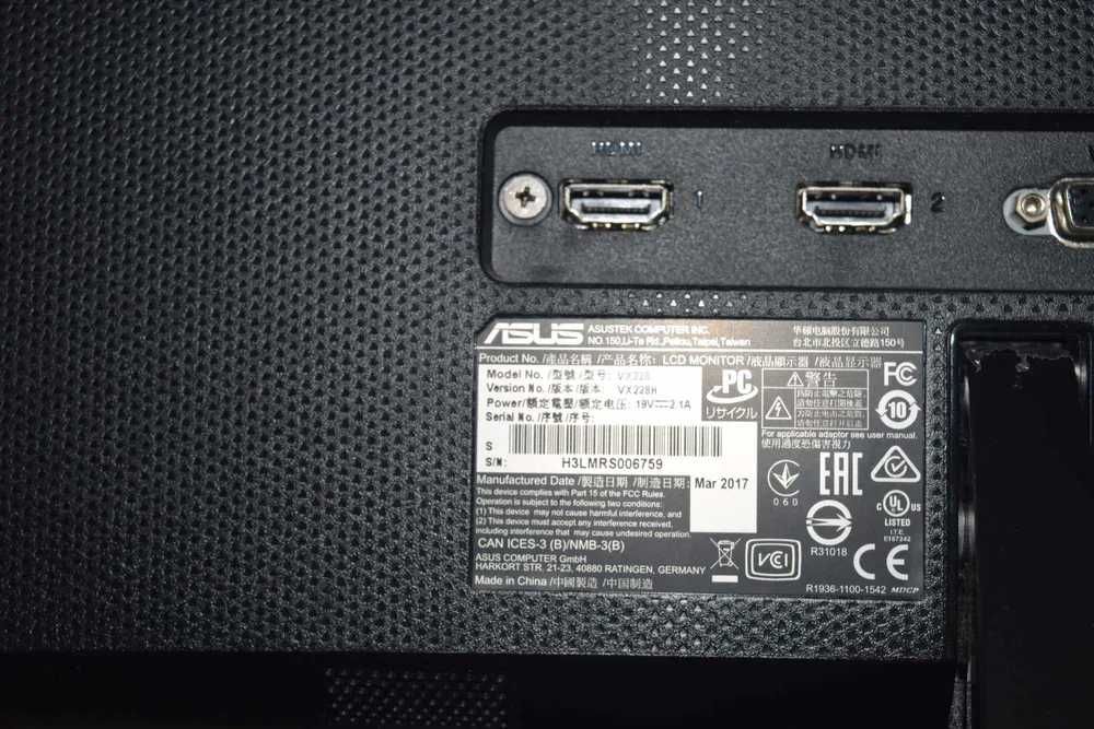 Monitor Gaming ASUS
