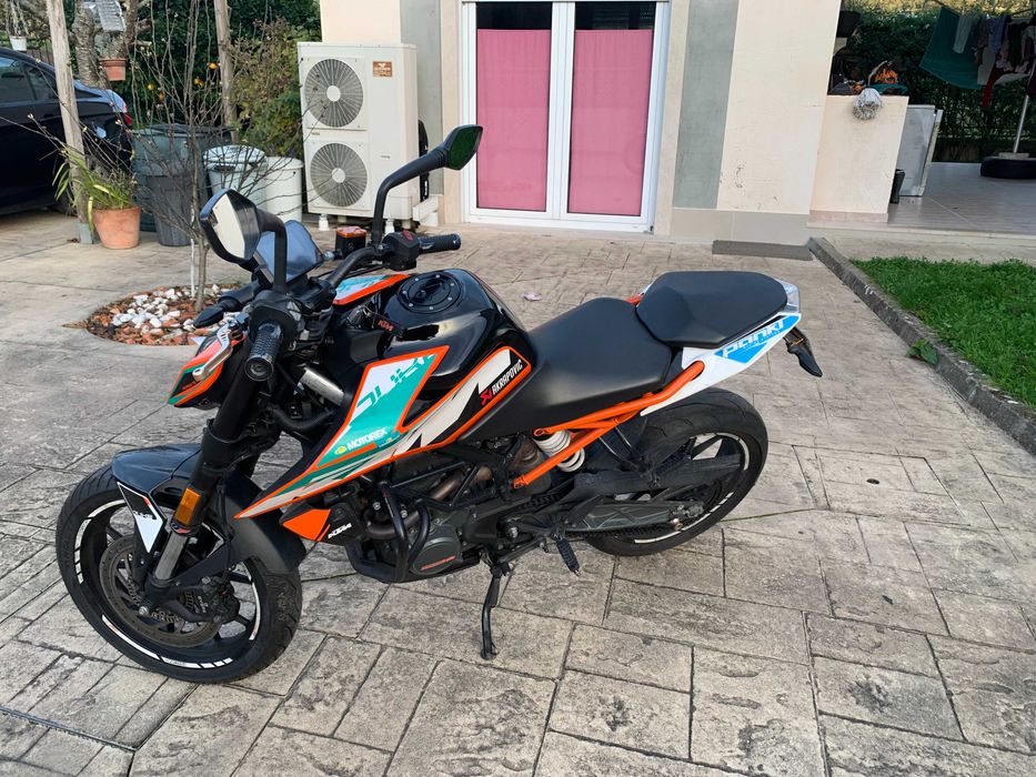 Ktm Doque 125. Revisão. Pneus novos
