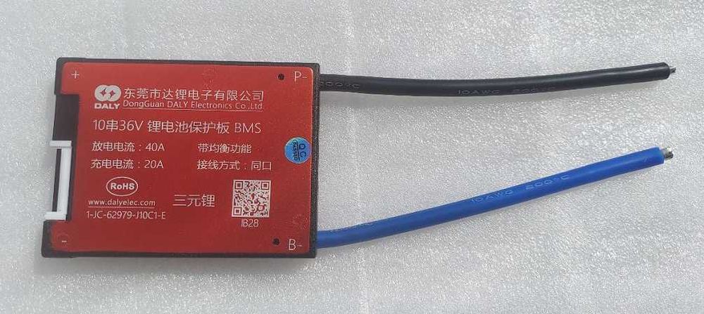 Bms контролер плата DALY Li-Ion 36V 10S 40A бмс