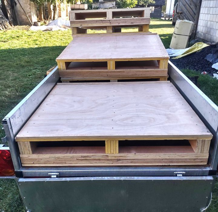 Mocne Blaty Paletowe 125x110cm ze Sklejki 18mm