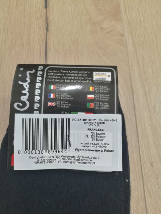 Skarpetki Pierre Cardin 3-pak r. 43-46