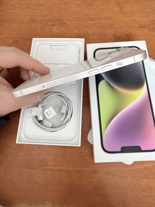 Iphone 14 plus white 128Gb z polskiej dystrybucji i oryginalnym pudelk