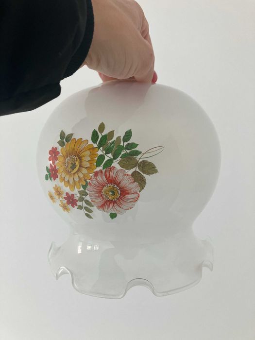 Abajour vintage de vidro