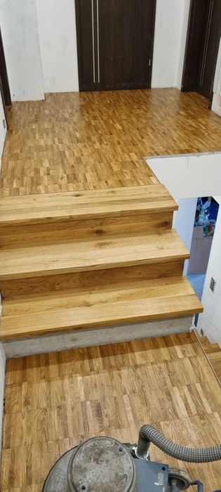 Schody, blaty dębowe, stopnie, trepy na sztuki, z montażem lub bez