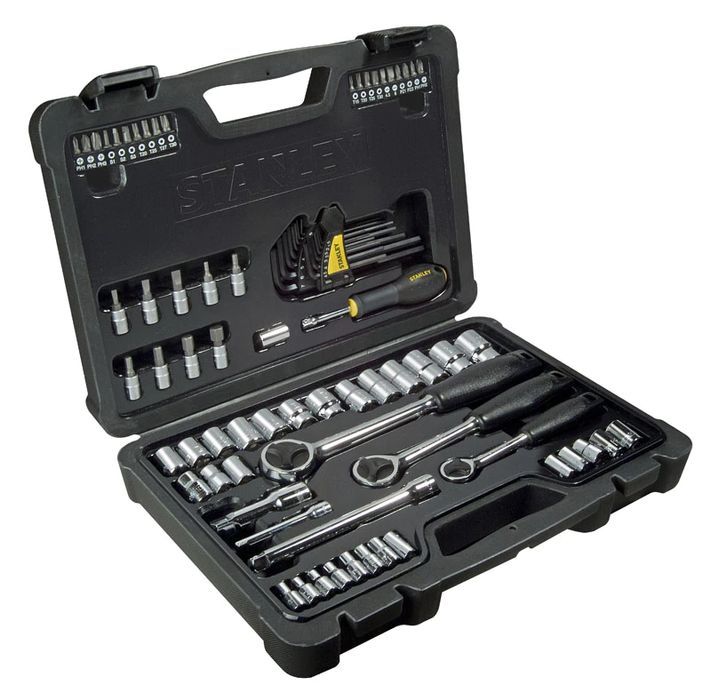 Zestaw Nasadek 80 Szt. 1/4 , 3/8 , 1/2 Stanley