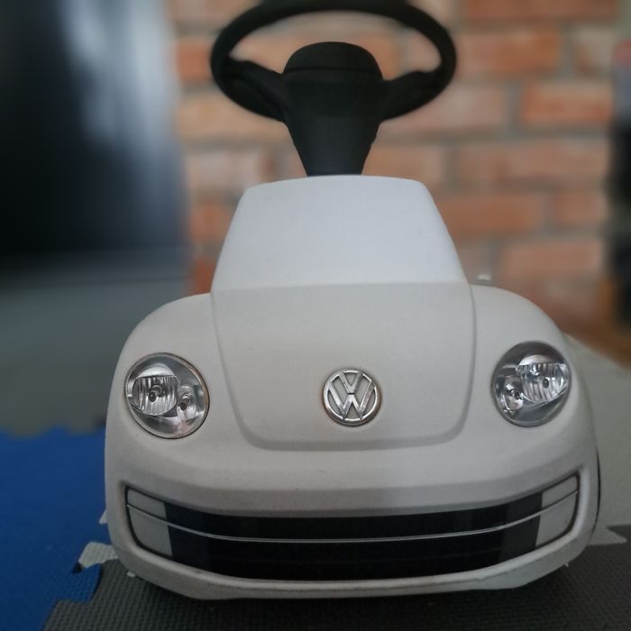 Jeździk odpychacz  auto samochod dla dziecka biały VW Beetle