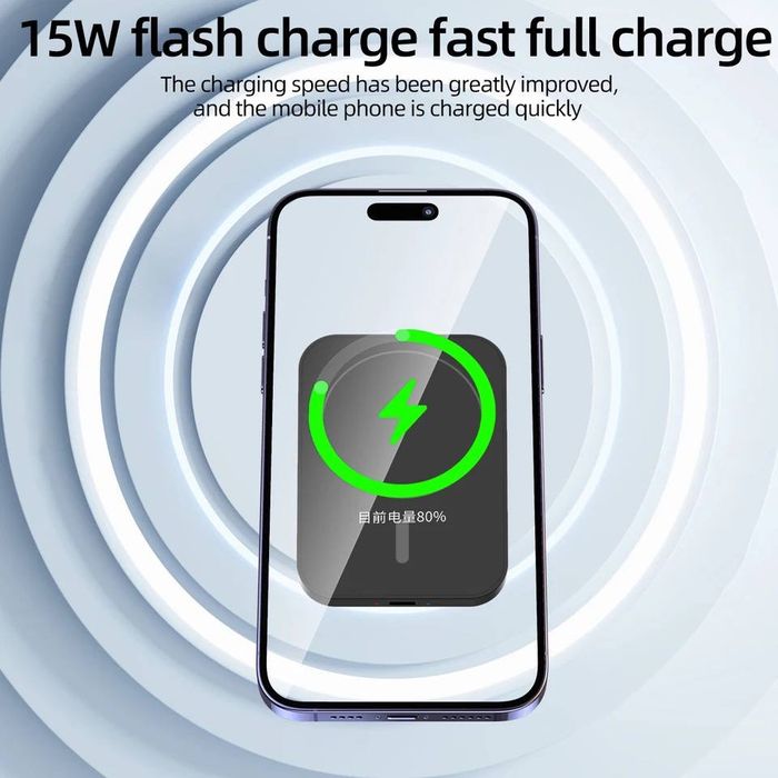 Magnetyczna 15W  ladowarka z MagSafe iPhone 12/13/14/15/16/17 Pro/Max