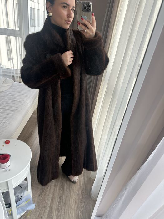 Норкова шуба вінтаж