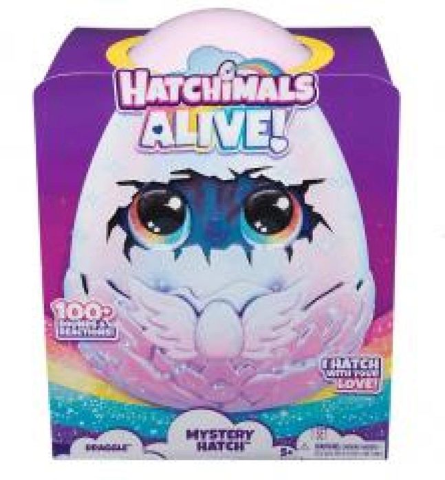 Hatchimals Alive Magiczne Jajo - Smoki pudełko,206x202 mm