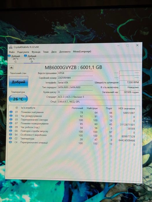 Жорсткі диски 3.5’ 6TB HP Enterprise 7200RPM SATA3