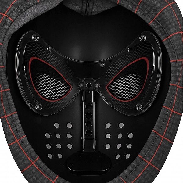 Spiderman Maska Ruchome Oczy Interaktywna Cosplay Karnawał Człowiek Pa