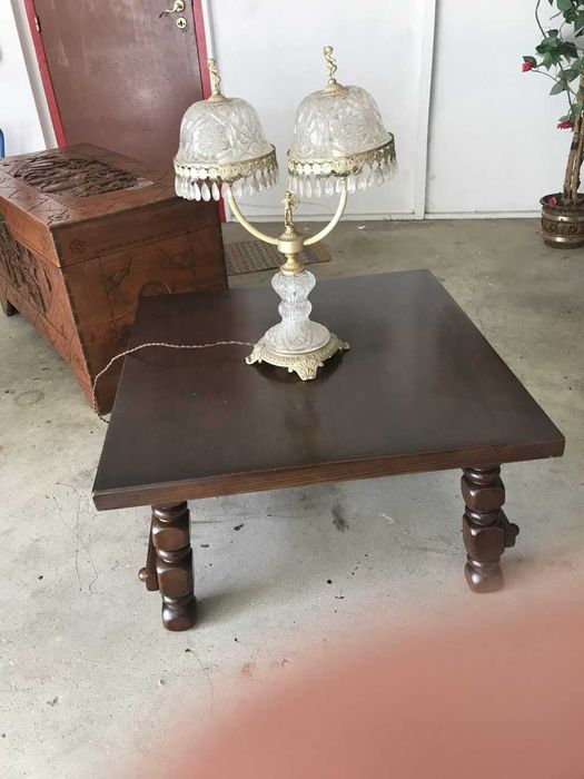 mesa de centro em madeira