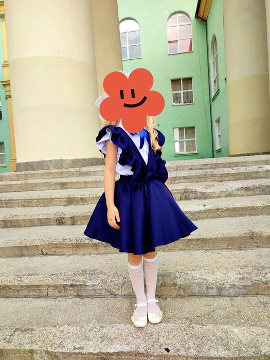 Шкільний сарафан + блуза у подарунок