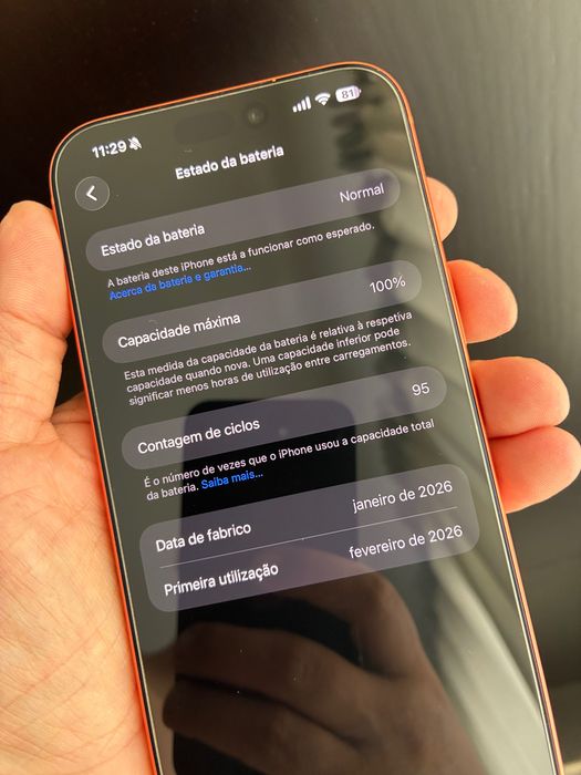 iPhone 17 pro max 256gb laranja