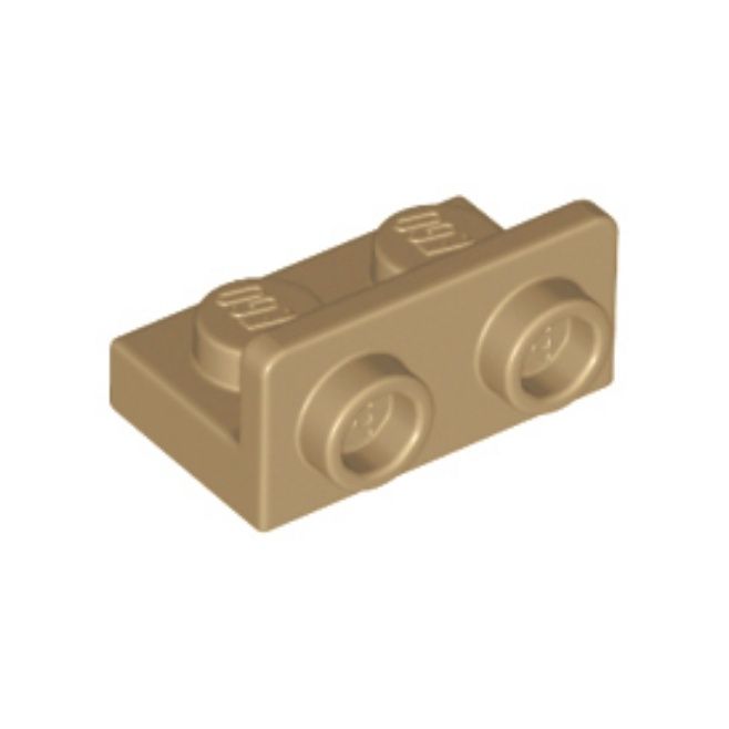 LEGO 99780 Płytka Odwrotnie Łamana 1x2-1x2 Dark Tan 1 szt.