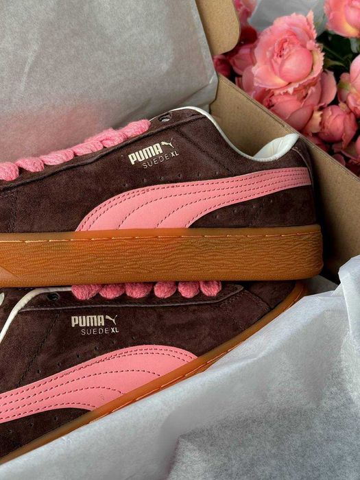!PREMIUM! Puma Suede XL Brown Pink 36 37 38 39 40 41 | пума суед хл