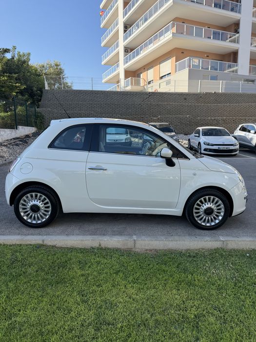 Fiat 500 Lounge • Fire 1.2 Gasolina • Teto Panorâmico • Distribuição Feita • IPO Setembro 2027 • Bem Estimado
