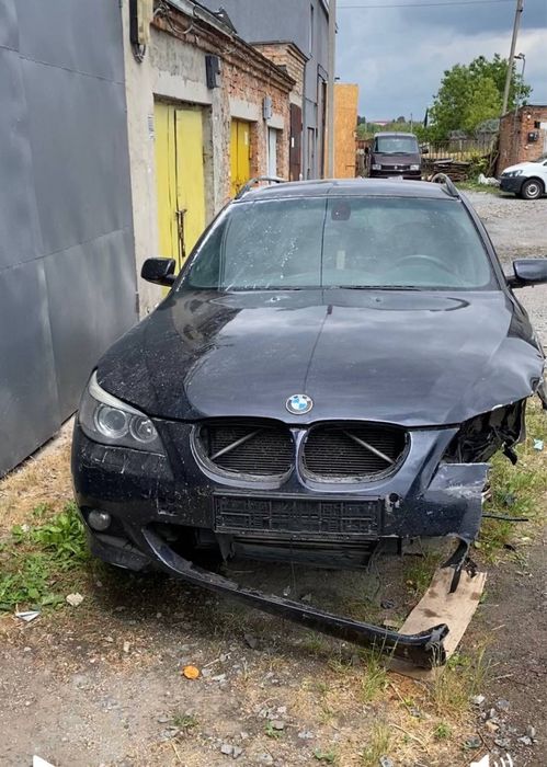 Bmw e60 розмитнена 3л диз м57 після дтп