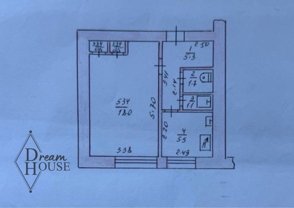 Продаж 1 кімнатної квартири