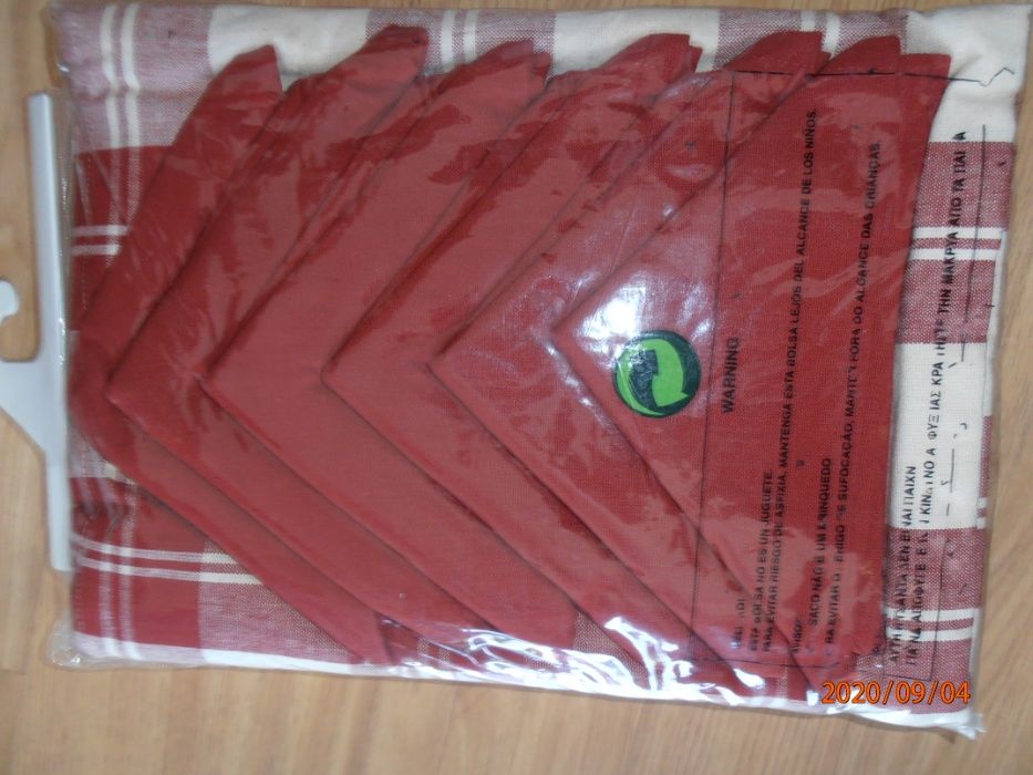 Toalha Mesa NOVA algodão + 6 guardanapos