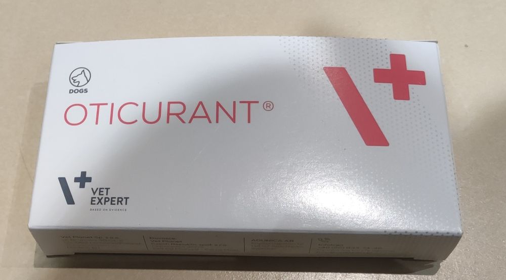 Oticurant Preparat do pielęgnacji uszu psa