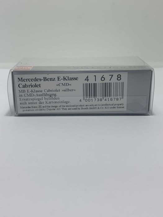 Mercedes E Cabriolet da Busch escala 1/87
