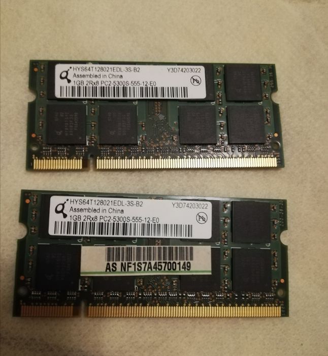 2 1G Memories for Laptop64584639476482120