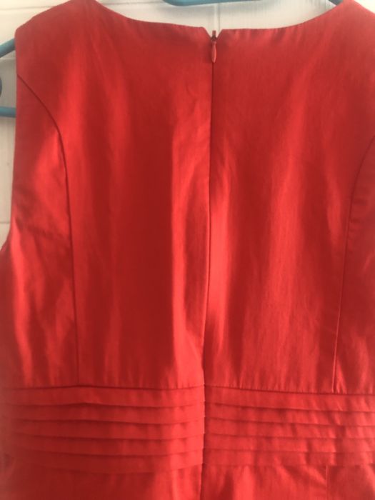 Czerwona elegancka sukienka wizytowa Camaieu rozm 36