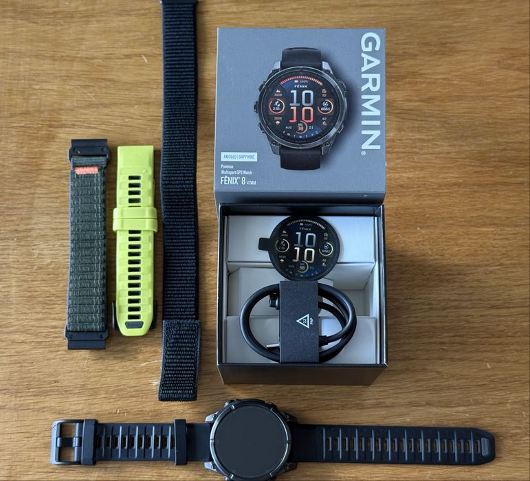 Garmin Fenix 8 AMOLED Sapphire Titanium 47 mm Gwarancja