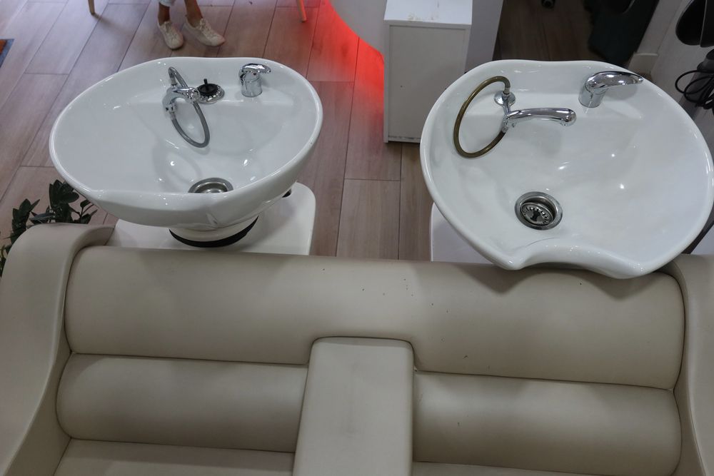 Rampa dupla de lavagem , modelo topo de gama