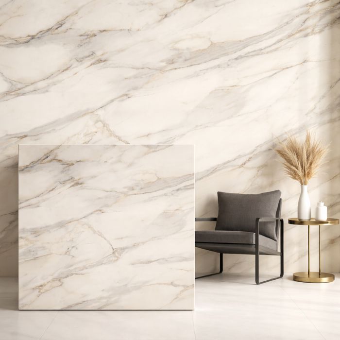Plytki 120 X 120 CM Gres Horizon Gold architeq crema Light grey mat
