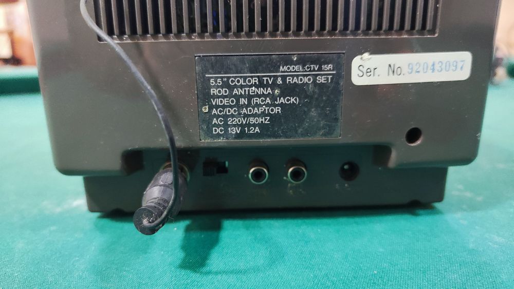 Topsonic CTV 15R televisão e rádio