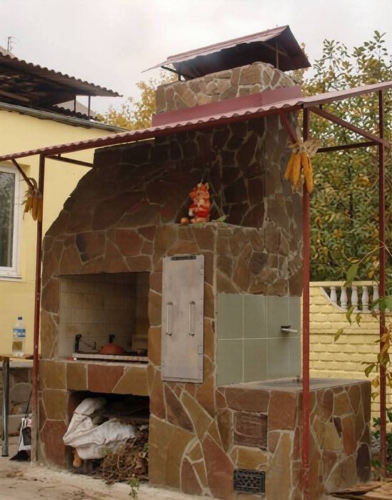 Піч камін мангал з цегли, пічник Харків