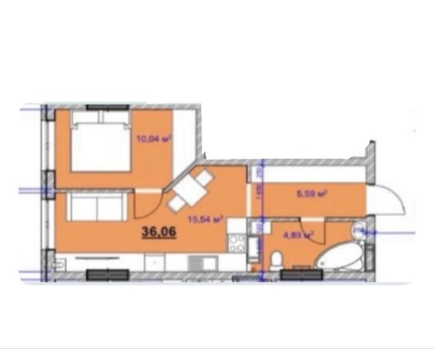 Доступна однокімнатна квартира